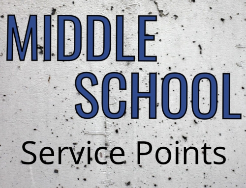 Service Points for Middle School Students